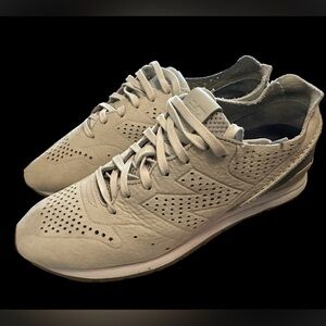 New Balance Gray Athletic Shoes with Perforated Design